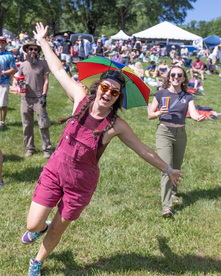 People enjoying the Rooster Walk Music Festival. Photo Credit: Bob Adamek Photography