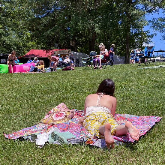 People enjoying Rooster Walk. Photo Credit: Willa Stein