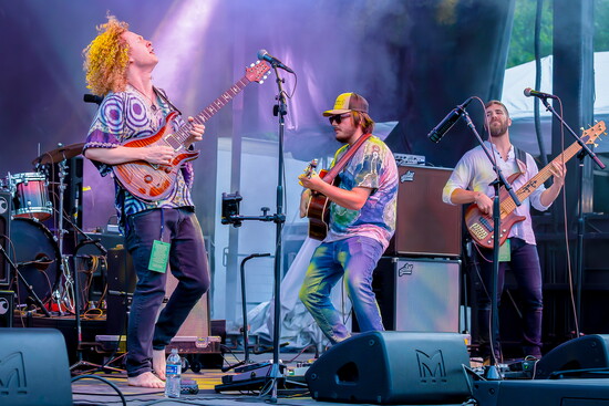 Issac Hadden and Kyser George playing at Rooster Walk. Photo Credit: Willa Steinat 