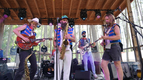 Soul Driven Train performing at Rooster Walk. Photo Credit: James Lisowski