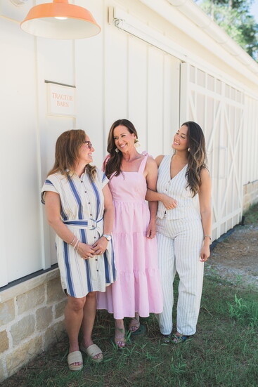 Nicolette Fazio, Nadine Dorrington, and Nicolle Malpartida