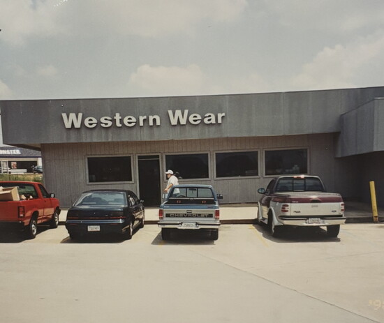 Jack’s Western Wear when it was only 1,000 square feet 