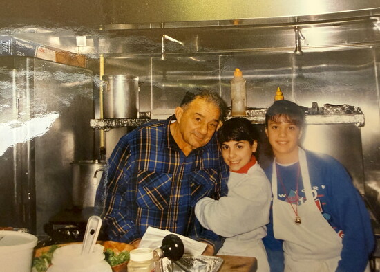 Photos provided by Hickory Tree Deli. Steph’s grandfather, along with Steph and her sister working at the deli when they were young.