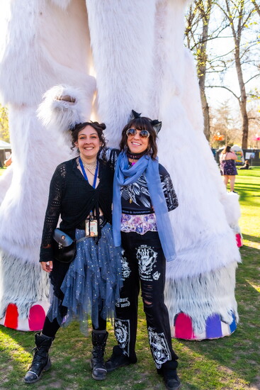 Nicole and Michelle - artists and creators in the Colossal Collective