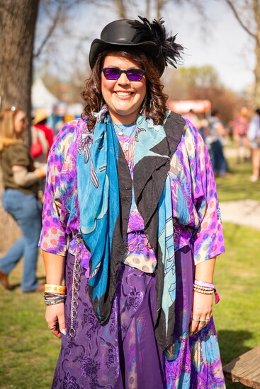 Girl in Purple