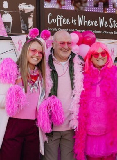 Kevin Unger supports Northern Colorado cancer patients during The Human Bean’s annual Coffee for a Cure fundraiser.