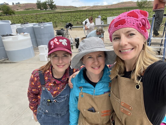 Jocelyn, Bijou, Hadley Robertson of Zhoo Zhoo Wines
