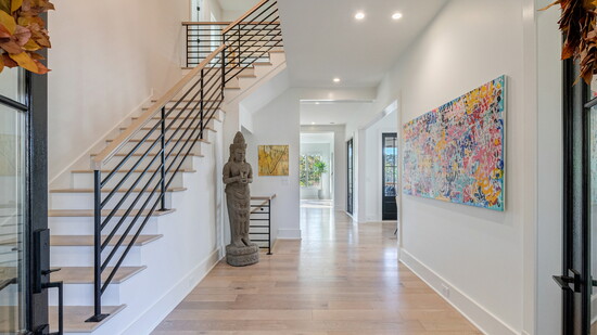 Inviting entrance and stairway