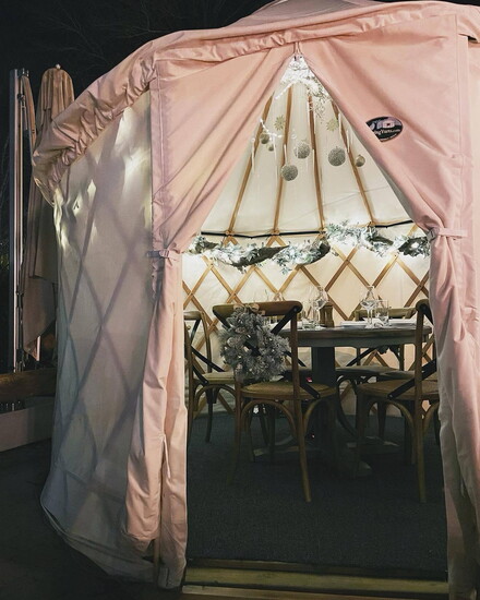 Holiday Yurts at Osteria Mattone