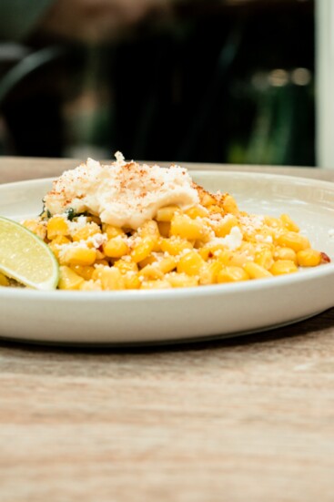 Madrid Spanish Taverna's Mexican Street Corn