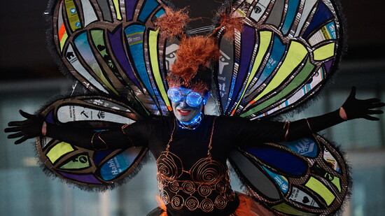 CREATURE OF FASHION. Bend-Redmond Habitat ReStore Business Challenge. Designers: Lisa McLuskie, DeeDee Johnson, Brian and Keegan. Pc: Kimberly Teichrow