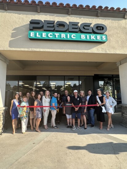 Ribbon Cutting at New Pedego Electric Bikes YL.