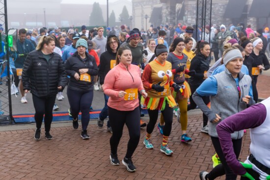 Runners and walkers are welcomed at the Indian Lake Loop.