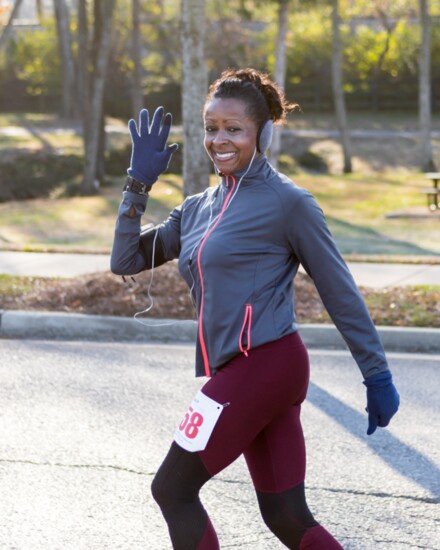 Runner K'leetha Gilbert-Thomas loves starting her holiday with the Indian Lake Loop.