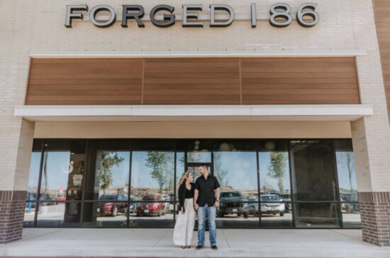 The Austins outside Forged 186