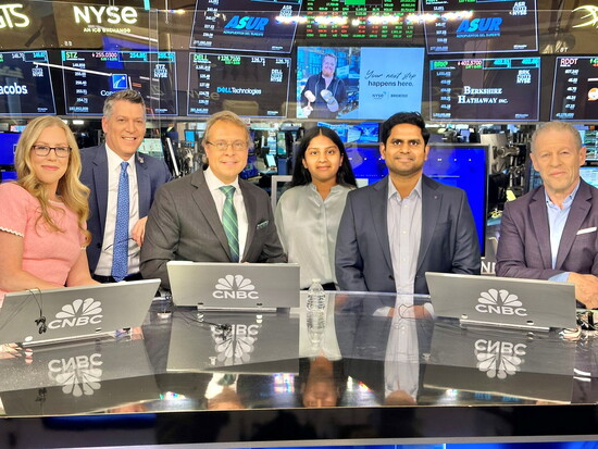 Saanvi with CNBC Halftime Show with Scott Wapner.