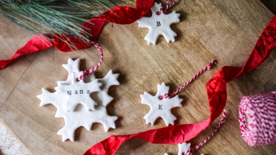 Snowflake {Salt Dough} Ornaments  