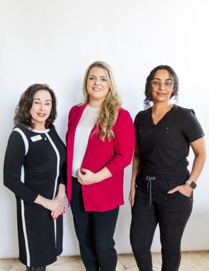 Tracy Lee (left), Amanda Finney (middle), Amanda Wahdan