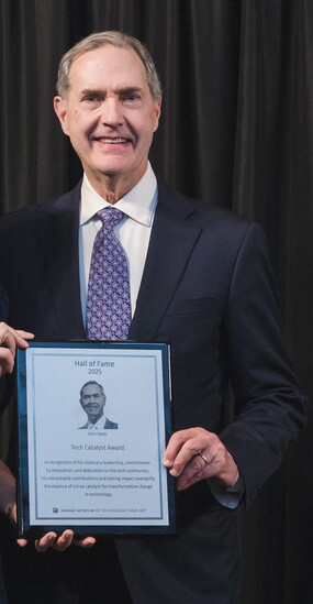 John Yates received the Tech Catalyst Award