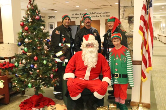 Firefighters getting ready to spread joy! (Photo: Westport Fire Department)