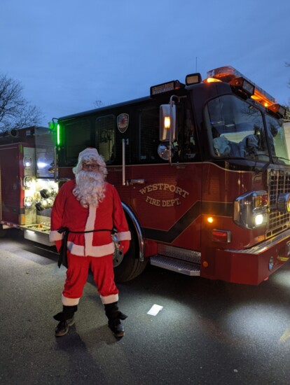 Fireman Santa (Photo: Westport Fire Department)