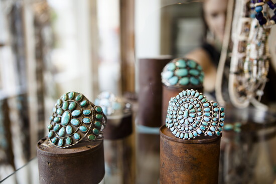 Turquoise and silver