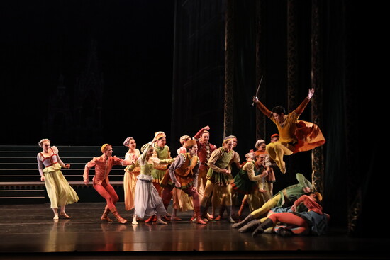 Samuel Gest in Sir Frederick Ashton's Romeo and Juliet for Program Three: December 18-29 (Photograph by Frank Atura).