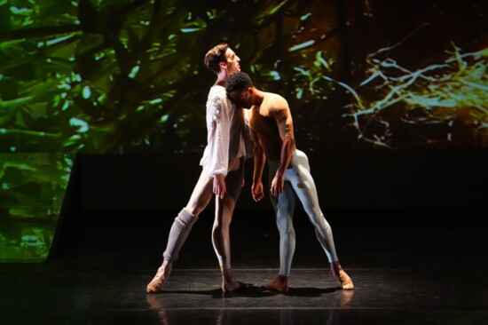 Richard House & Ricardo Rhodes in Jessica Lang's "Shades of Spring" (Photography by Steven Pisano).