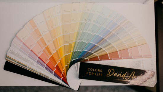 There's a wonderful spectrum of paint to choose from at Sarasota Paint. 