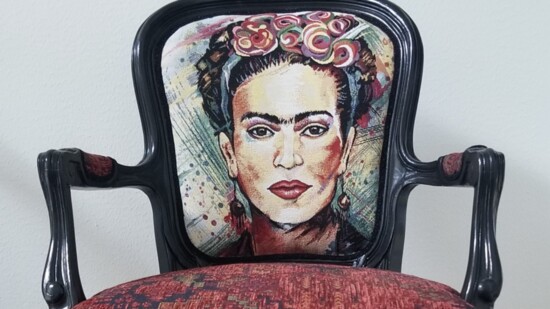 This magnificent Frida Kahlo chair is a must have