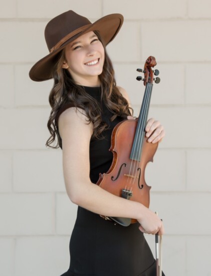 Fiddler Sophie Buck, photo credit Barbara Potter