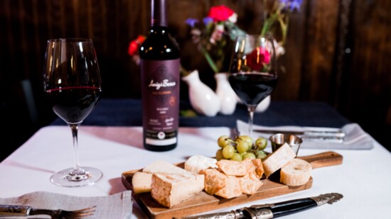 Wine and Cheese Plate, Courtesy of Buenos Aires Café Galleria