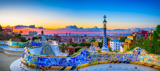 Park Güell, Barcelona, Spain