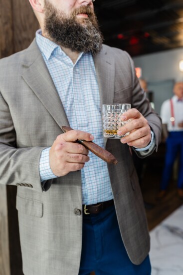 Cigars and rum are Elier "Albert" Alberto's passion.