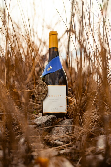 Award-winning Veritas wine. Photo Credit: Jeremy Chapline/@thecharredcask