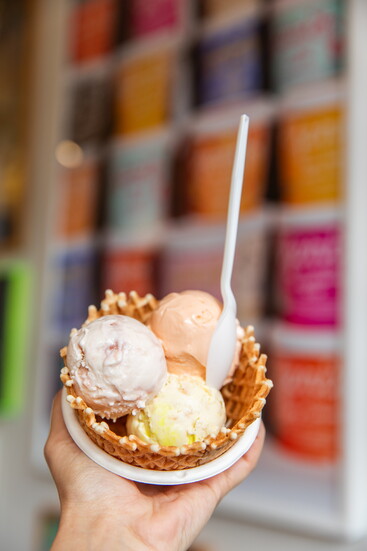 Jeni's Ice Cream: Signature 3 Scoops of your choice