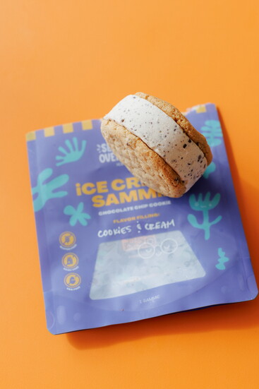 Seemingly Overzealous: Cookie Ice Cream Sammie 