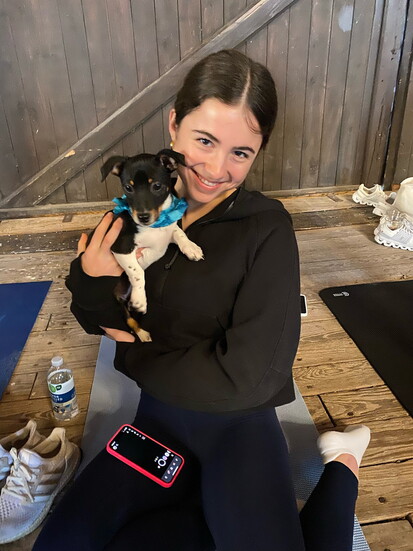 Rise Yoga and Events with Puppies // Photo by Erin Peckinpaugh