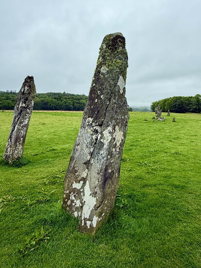 The Nether Largie stones on the A16 near Kilmartin village are believed to be more than 5,000 years old.