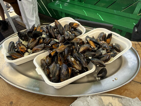 At Oban Seafood Hut (a.k.a., the Green Shack), walk up and order langoustines, oysters, mussels and other fresh seafood.