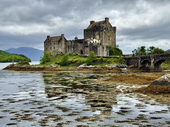 On the road to Isle of Skye, the Eilean Donan Castle may be the most photographed in all of Scotland.