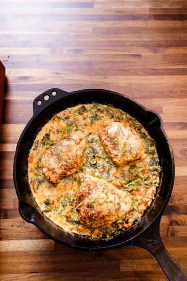 One Pan Tuscan Chicken