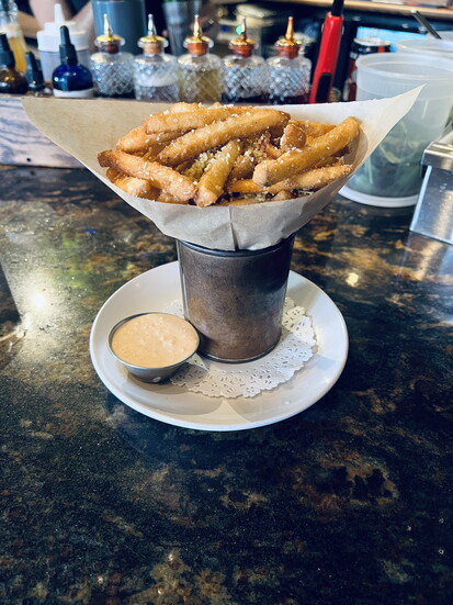 Rosemary-Parmesan Idaho Fries, Fork