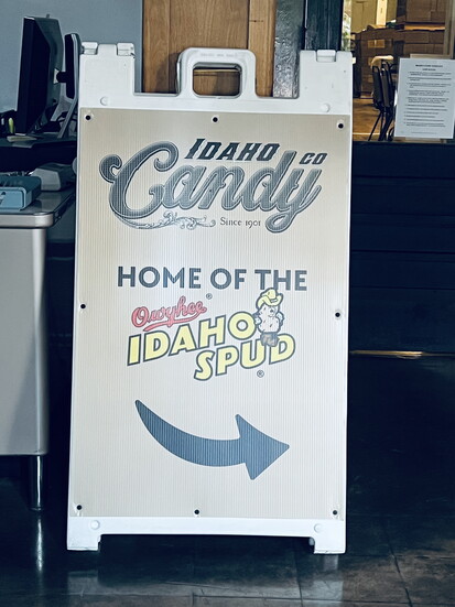 The Idaho Candy Company is home to the Idaho Spud Bar. 