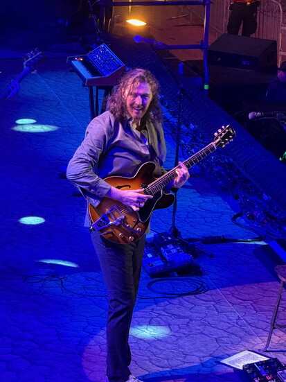 Hozier performing at Sea.Hear.Now