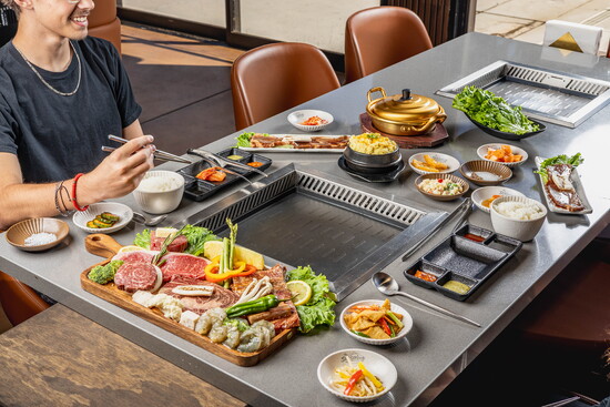 Premium Cut Combo with Korean Sides & Soup