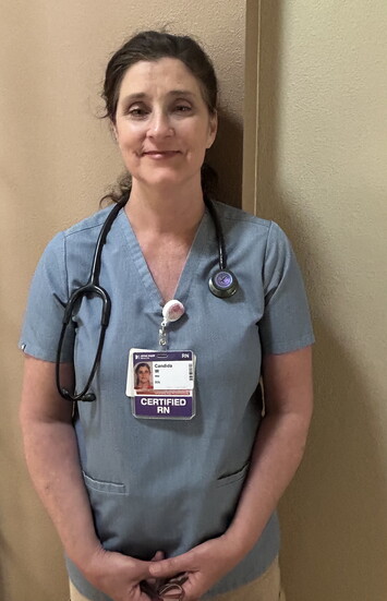 Candida knew city planning wasn't her calling so she switched to become a registered nurse.
