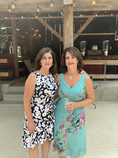 Sisters Candida and Yvonne 