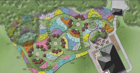 Plans for the West Chester History Center's garden path. The History Center, 6670 Station Road, West Chester, is open by appointment.