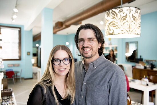  Chris and Julie - Owners of Owl Optical